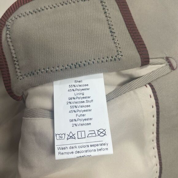 PJ PAUL‎ JONES Men’s Jacket Size Medium Brown Long Sleeve Casual New - Picture 4 of 12